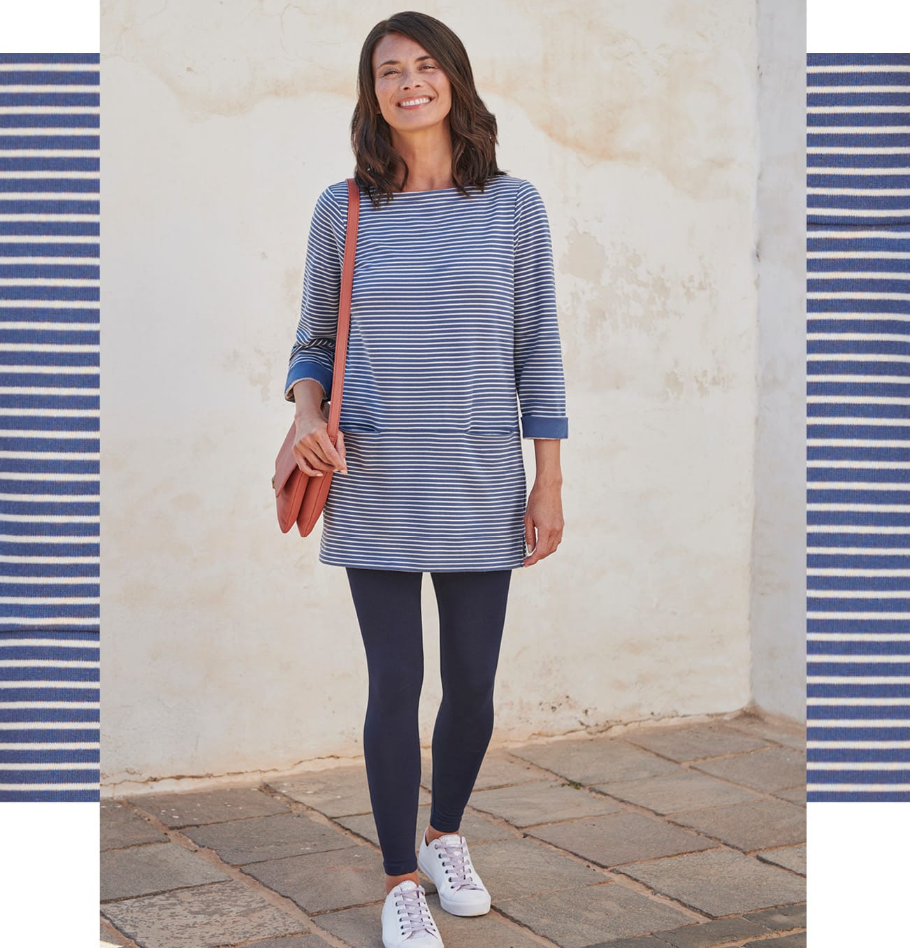 Contrast Cuff Tunic