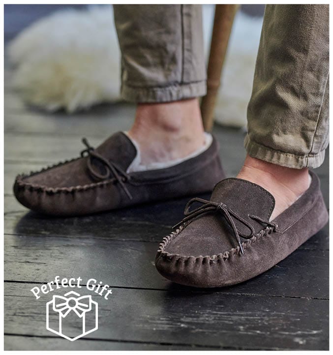 Mens Sheepskin Moccasin