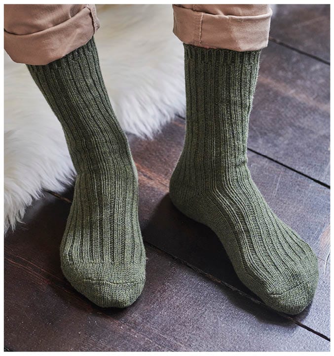 Cotton Rib Socks