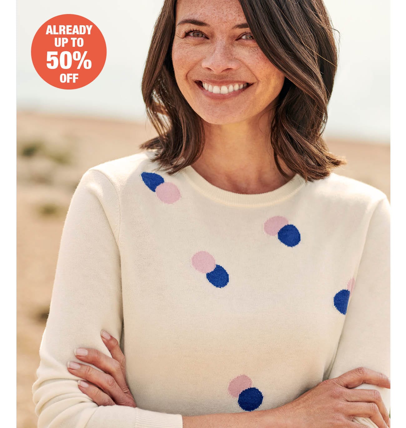 Organic Cotton Spot Sweater