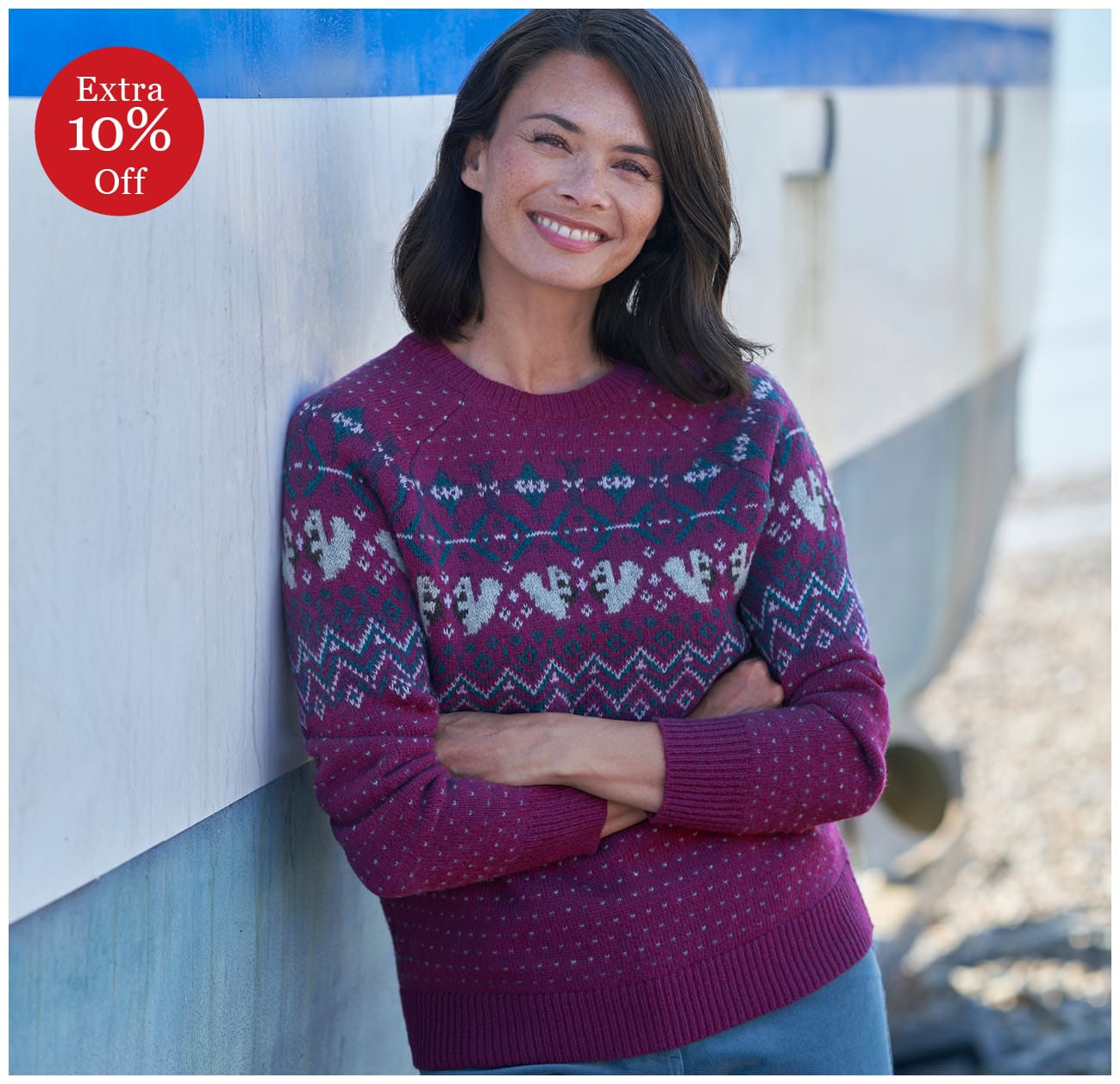 Woodland Squirrel Fairisle Sweater