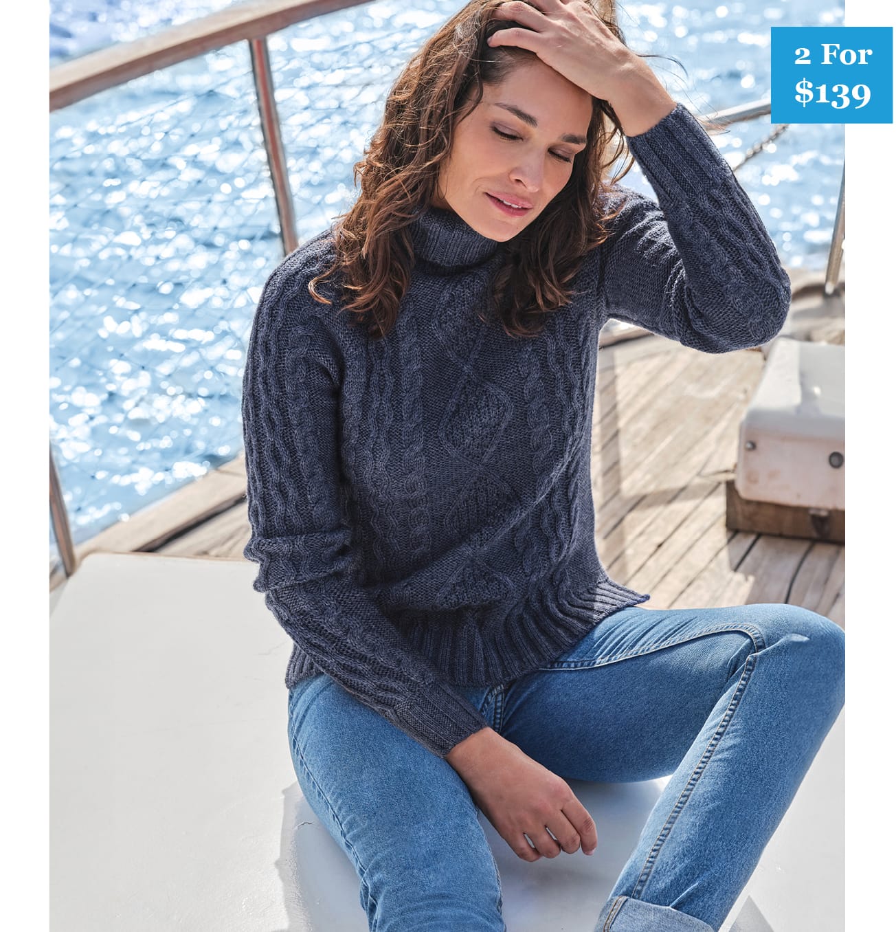 Pure Wool Turtle Neck Sweater