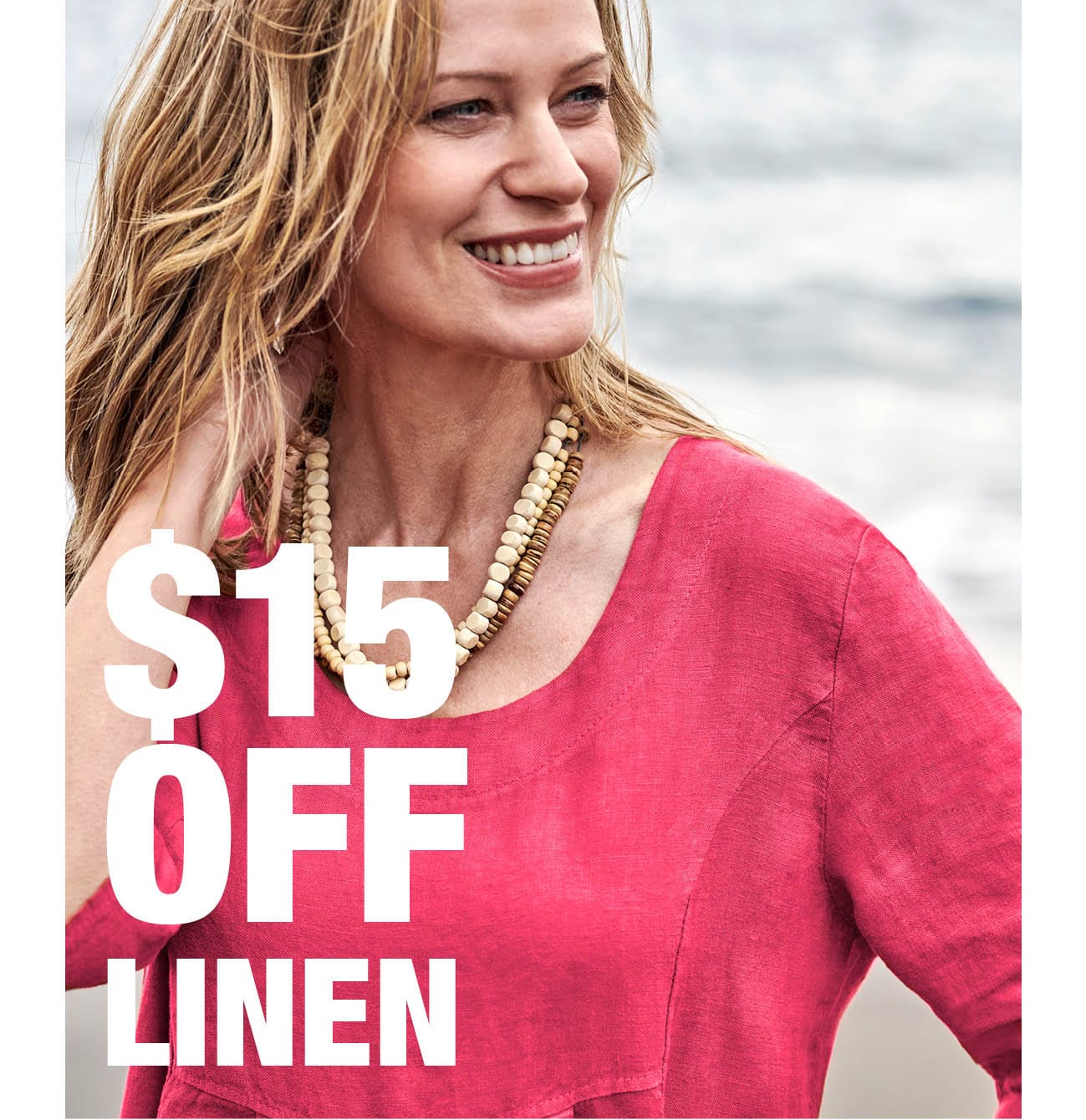 $15 Off Linen 