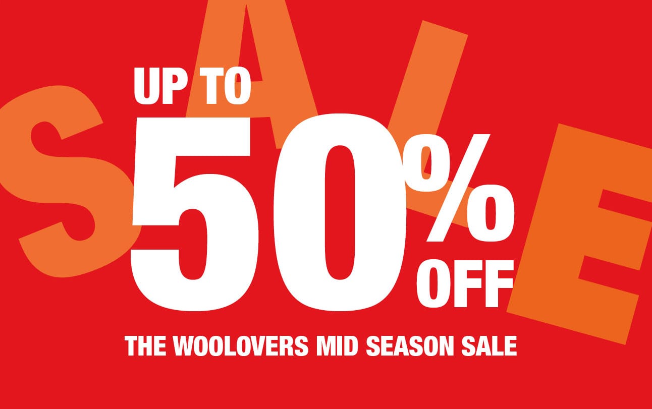 Up to 50% off mid season sale