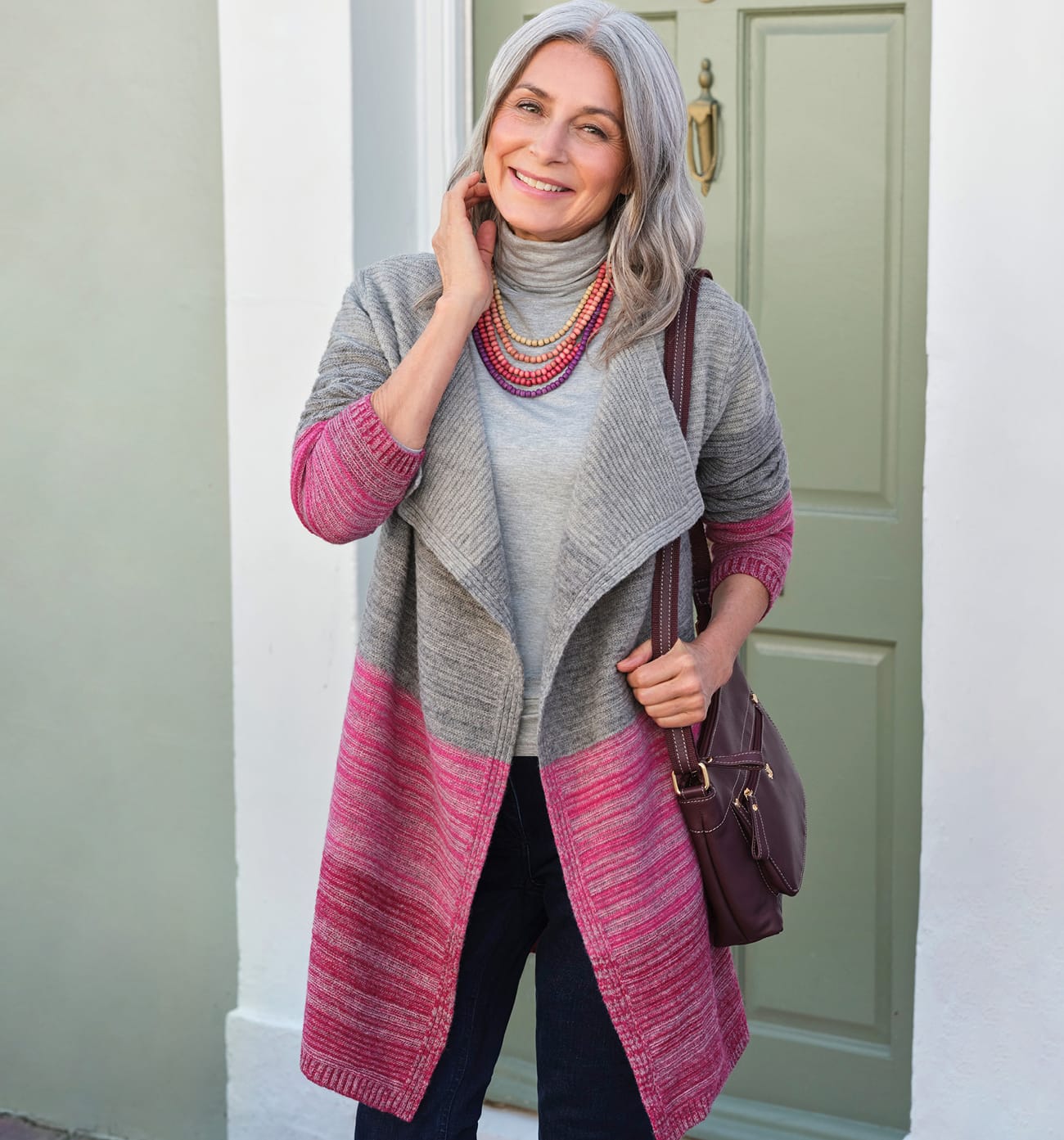 Waterfall Ombre Cardigan