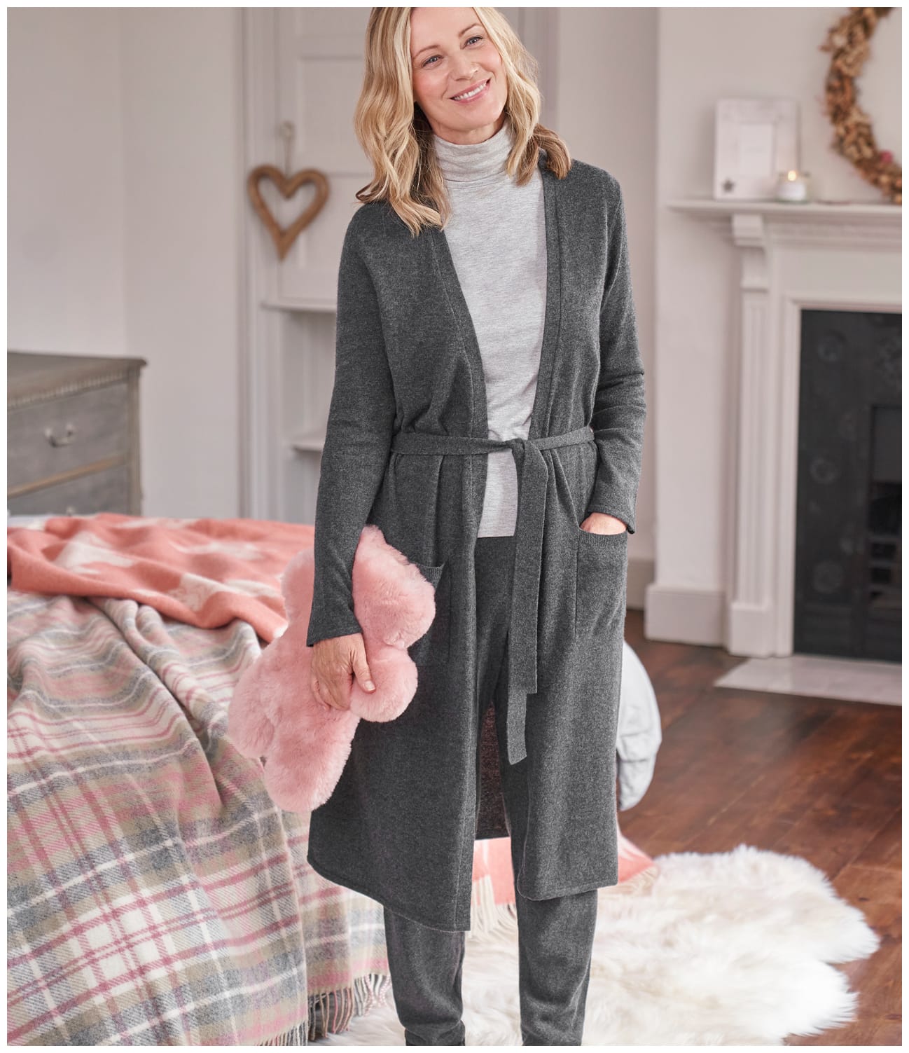 Cashmere & Merino Luxe Dressing Gown