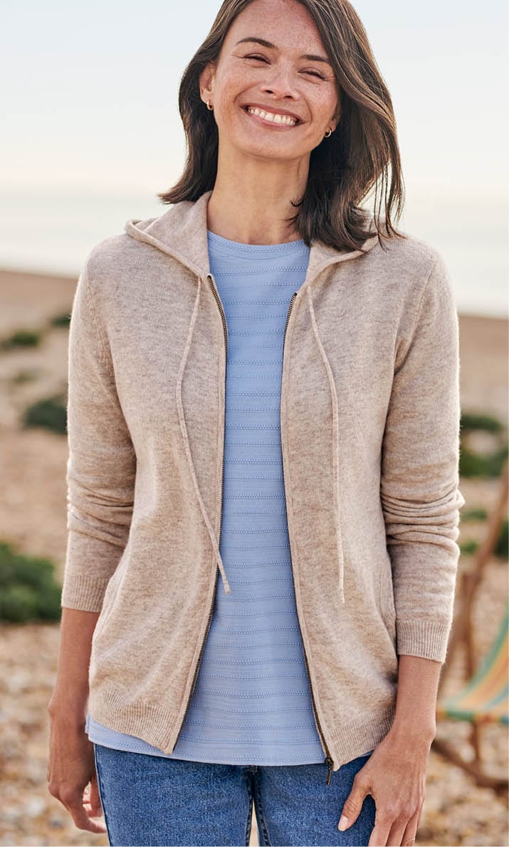 Cashmere And Merino Luxe Lounge Hoodie