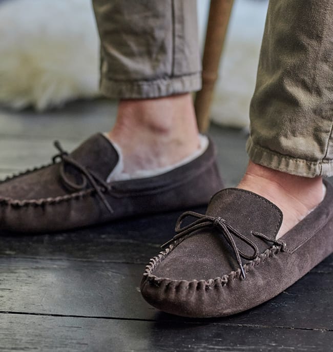 Mens Sheepskin Moccasin