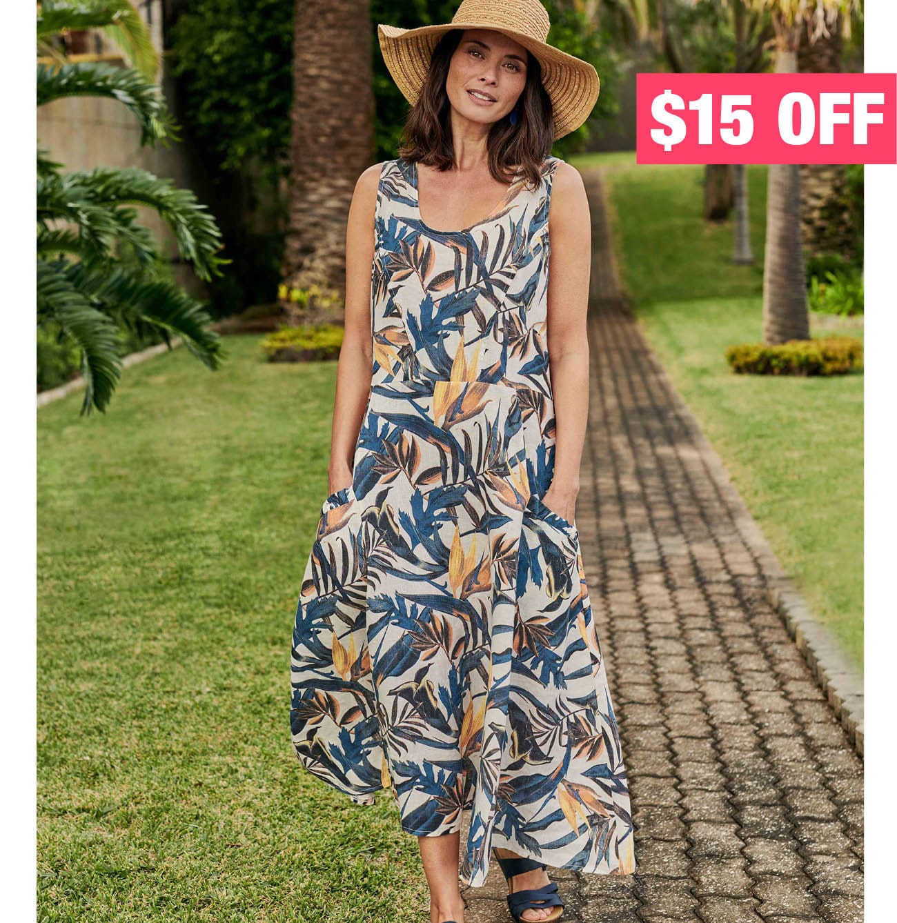 $15 Off Linen 