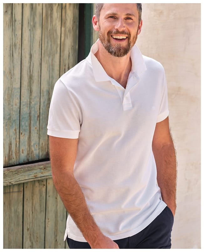 Organic Cotton Pique Polo