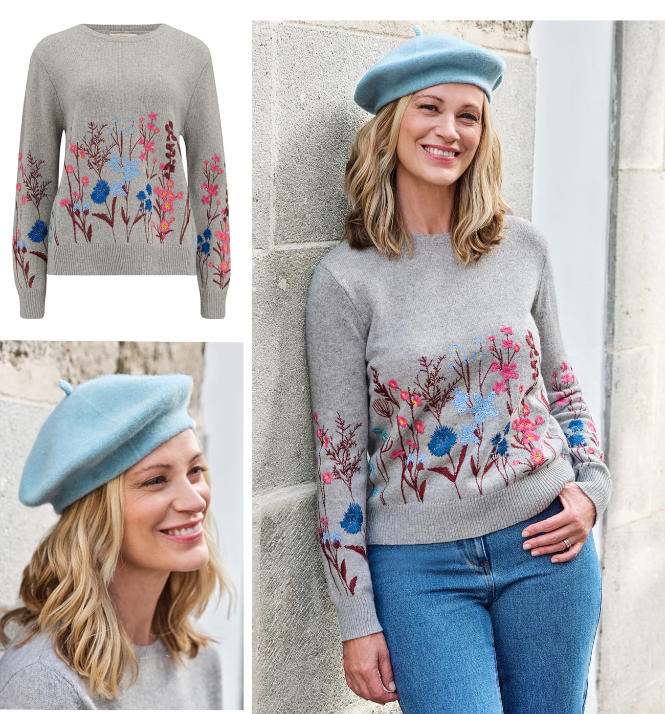 Wildflower Embroidered Sweater