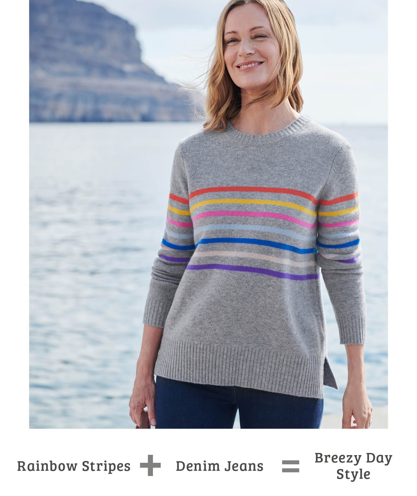 Rainbow Stripe Sweater