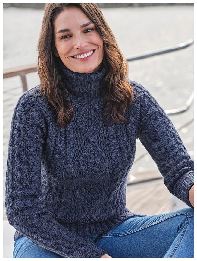 Pure Wool Turtle Neck Sweater