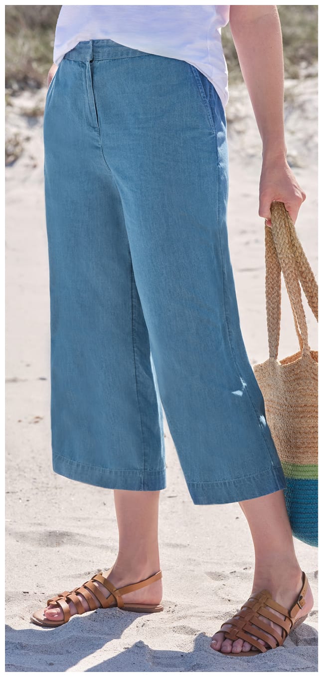 Chambray Culottes