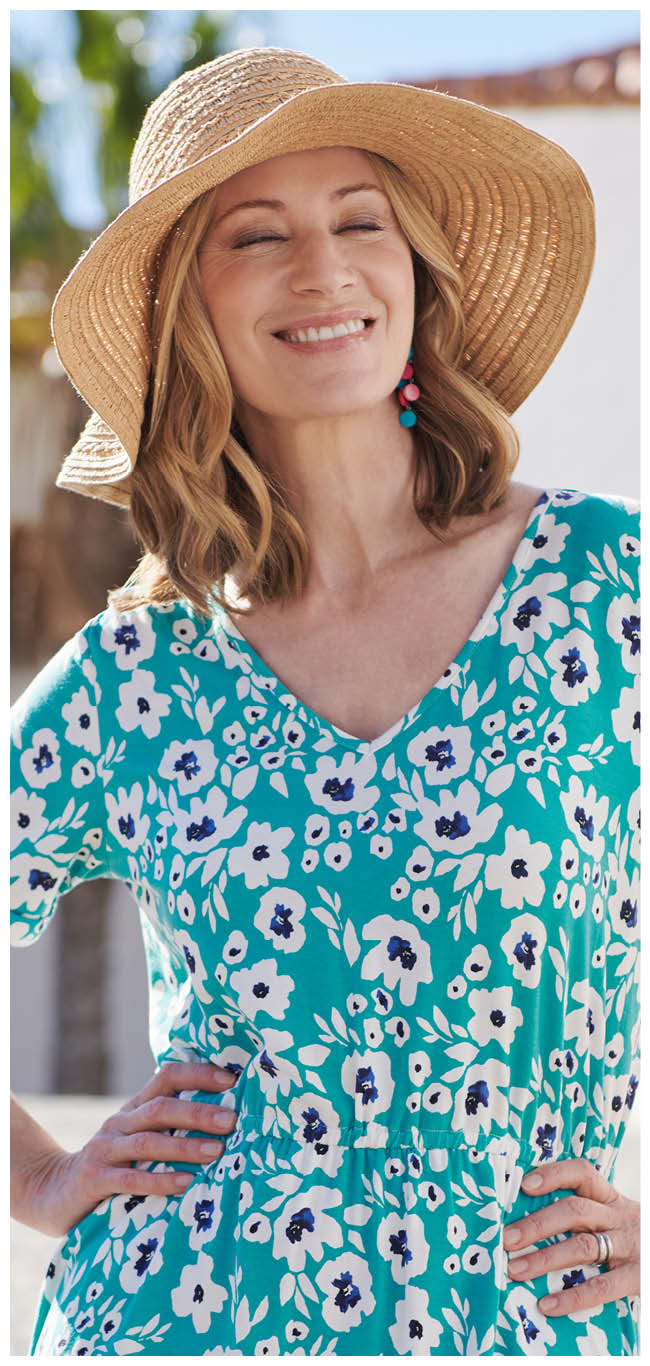 Braided Floppy Straw Hat