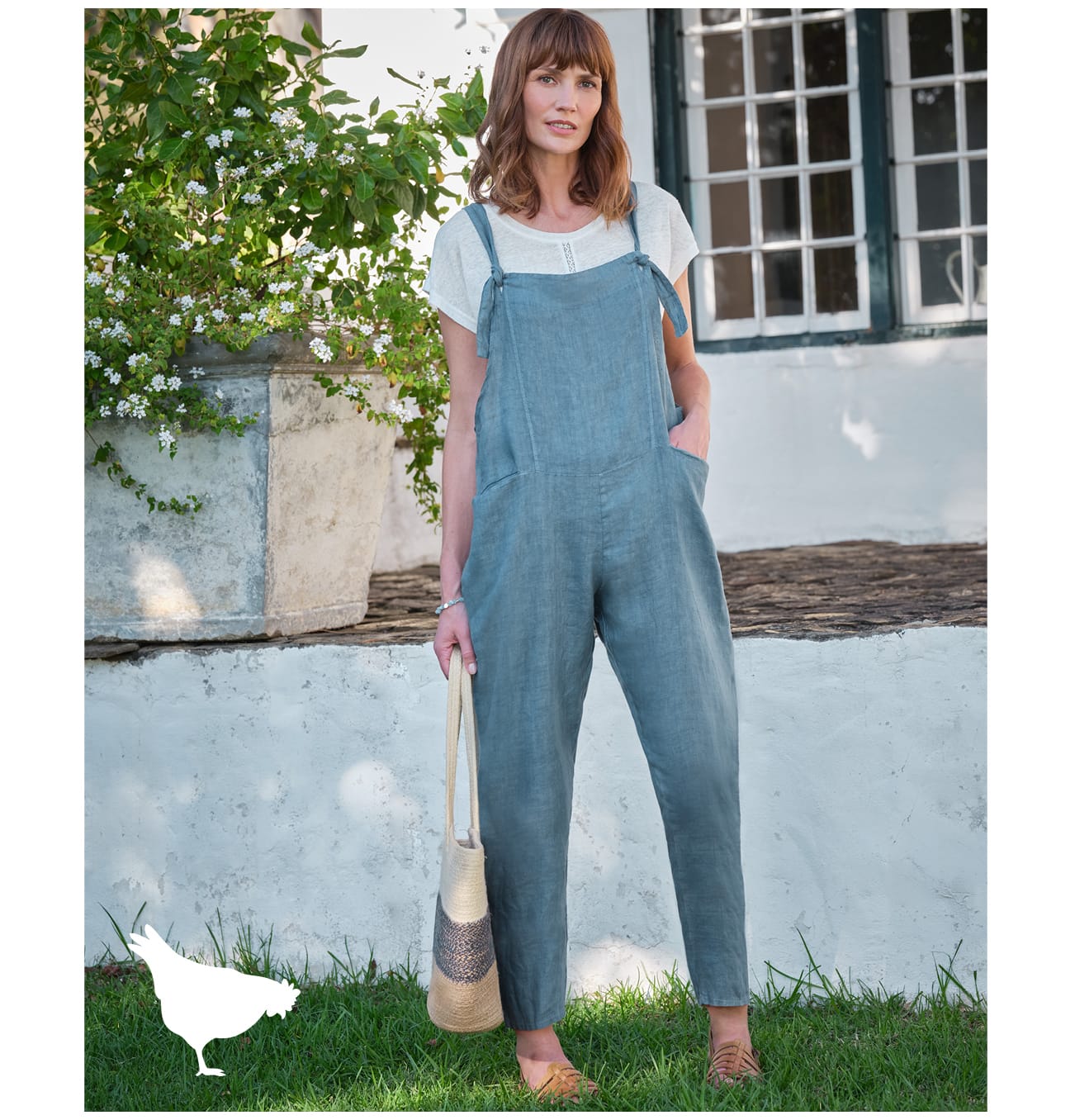 Relaxed Linen Jumpsuit