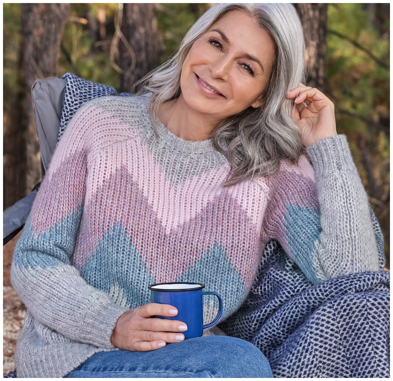 Soft Chevron Sweater