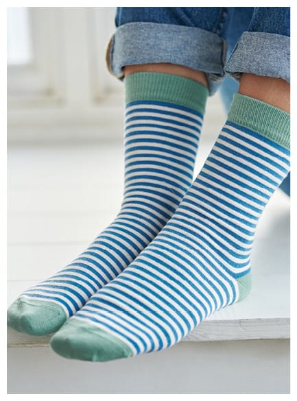 Womens Bamboo Stripe Sock