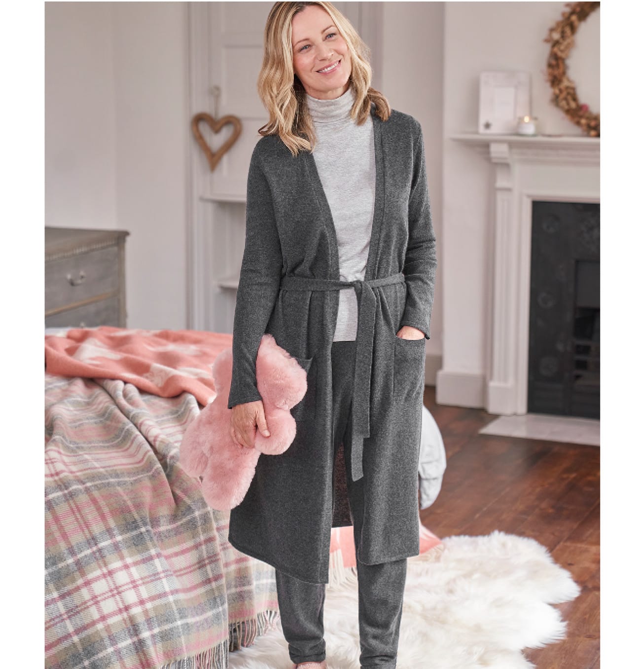 Cashmere & Merino Luxe Dressing Gown