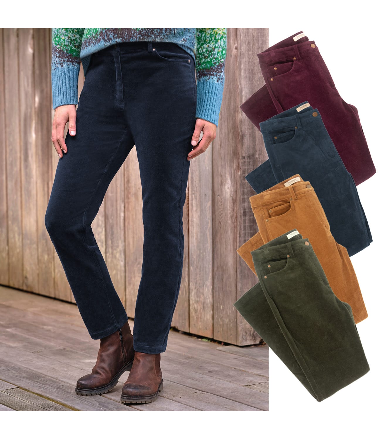 Organic Cotton Cord Jeans