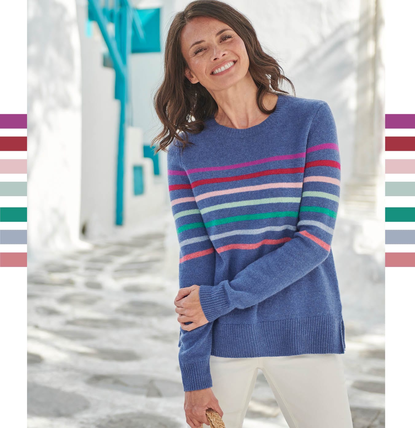 Multi Colour Stripe Sweater