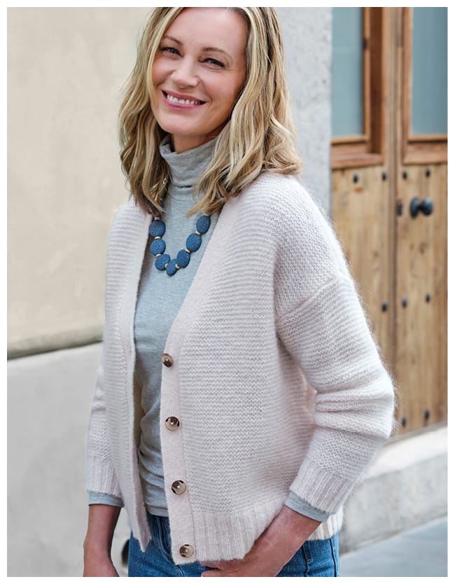 Mohair Blend Cardigan