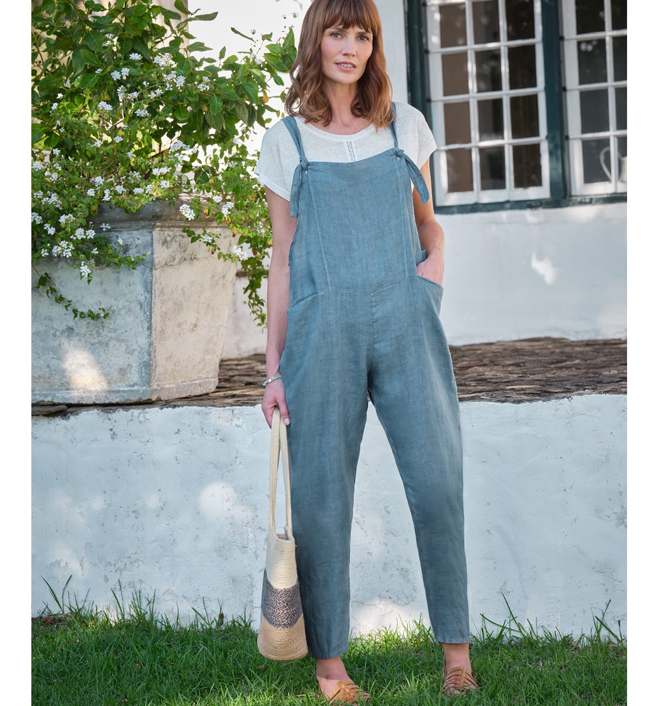 Relaxed Linen Jumpsuit