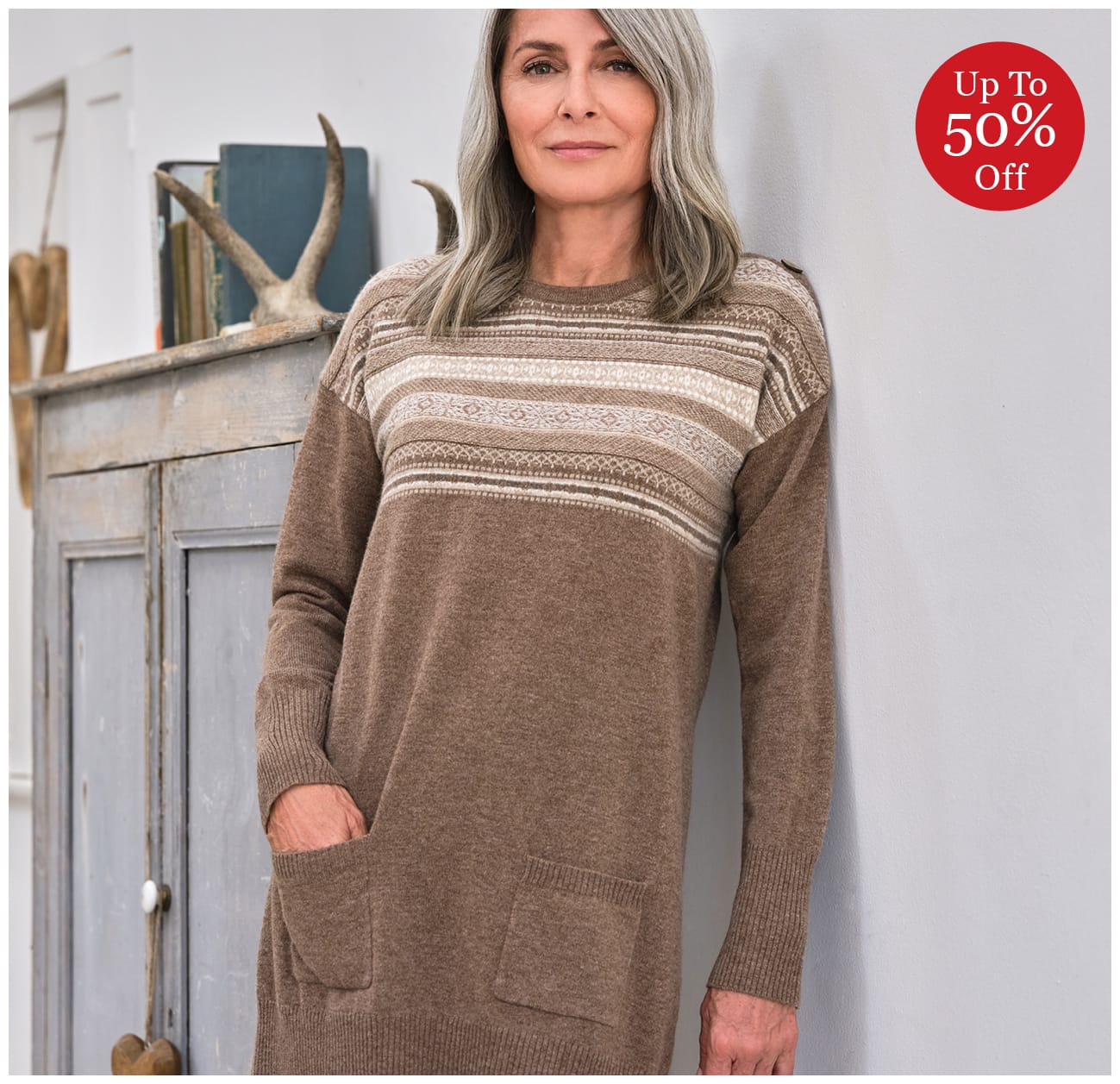 Merino Wool Fairisle Tunic