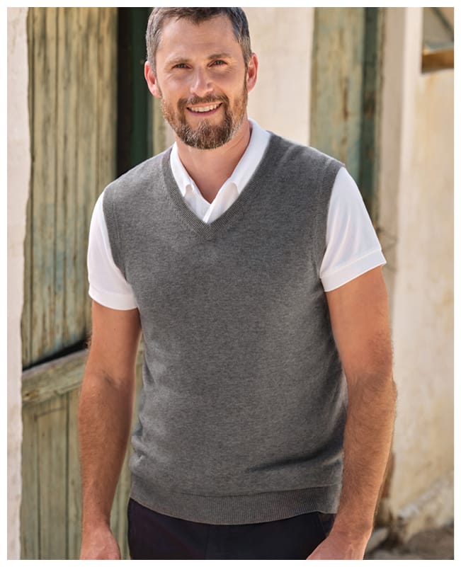 Organic Cotton Cashmere Vest