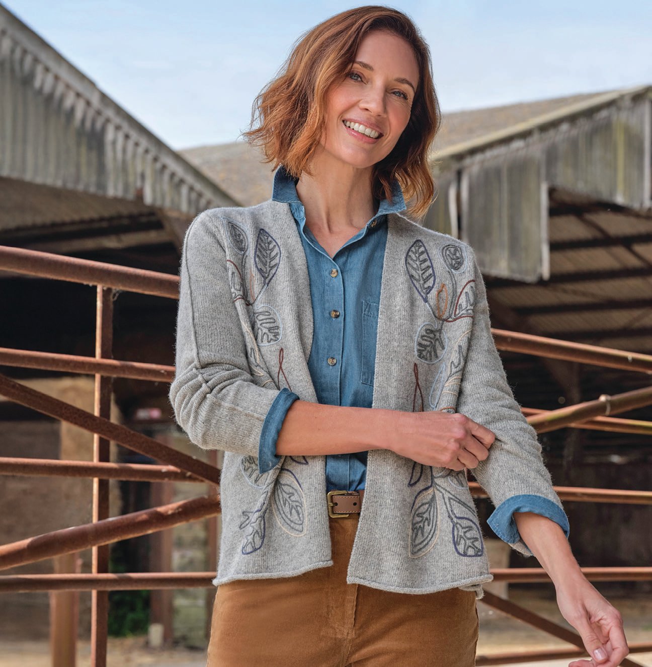 Open Leaf Cardigan