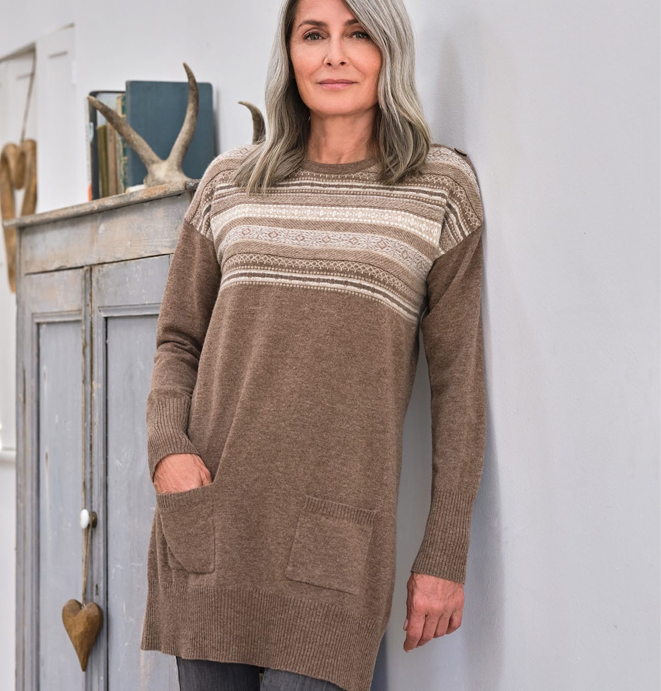 Merino Wool Fairisle Tunic