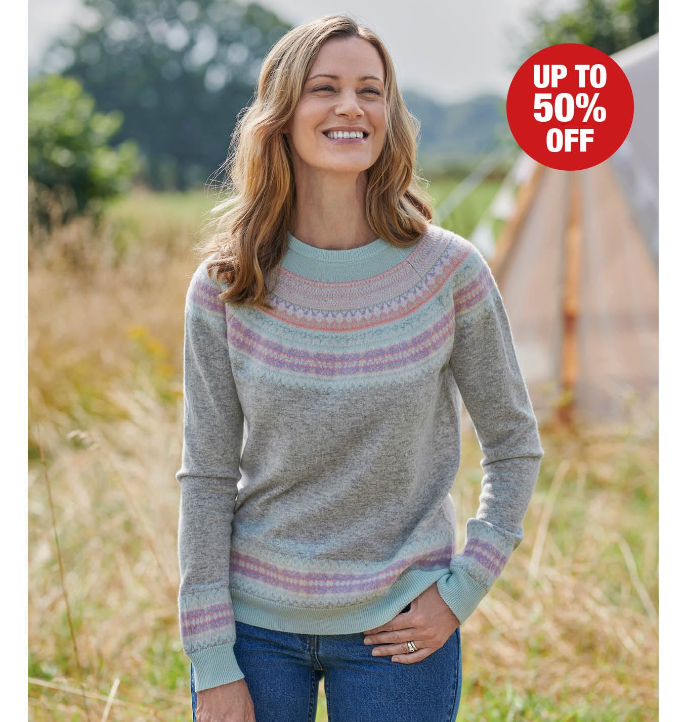 Raglan Fairisle Sweater