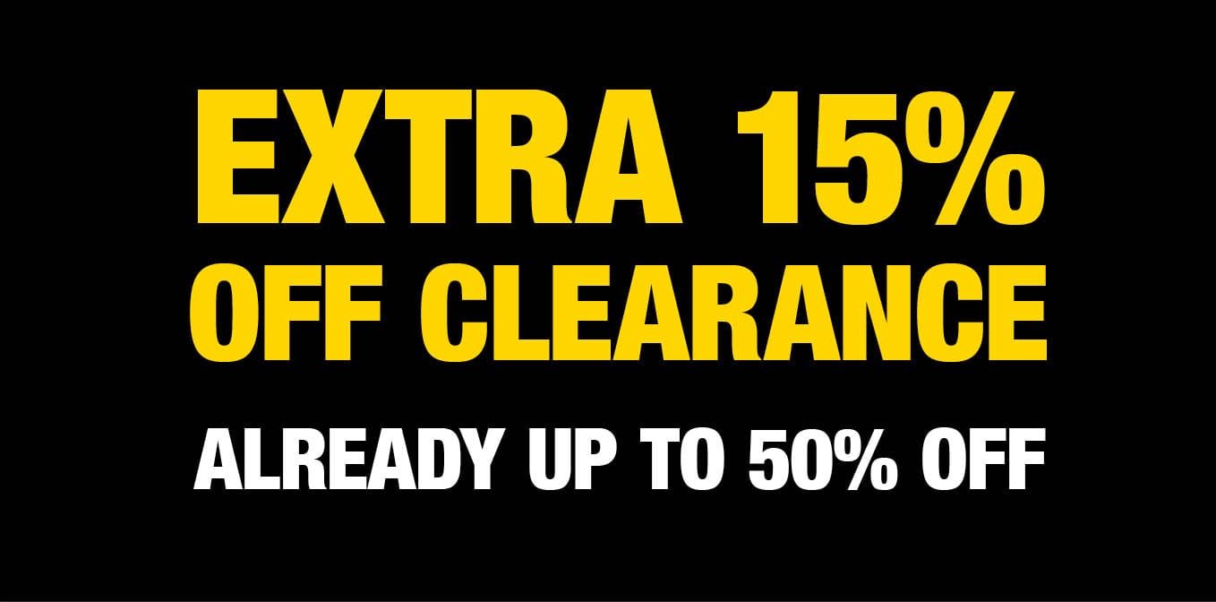 Extra 15% Off Clearance 