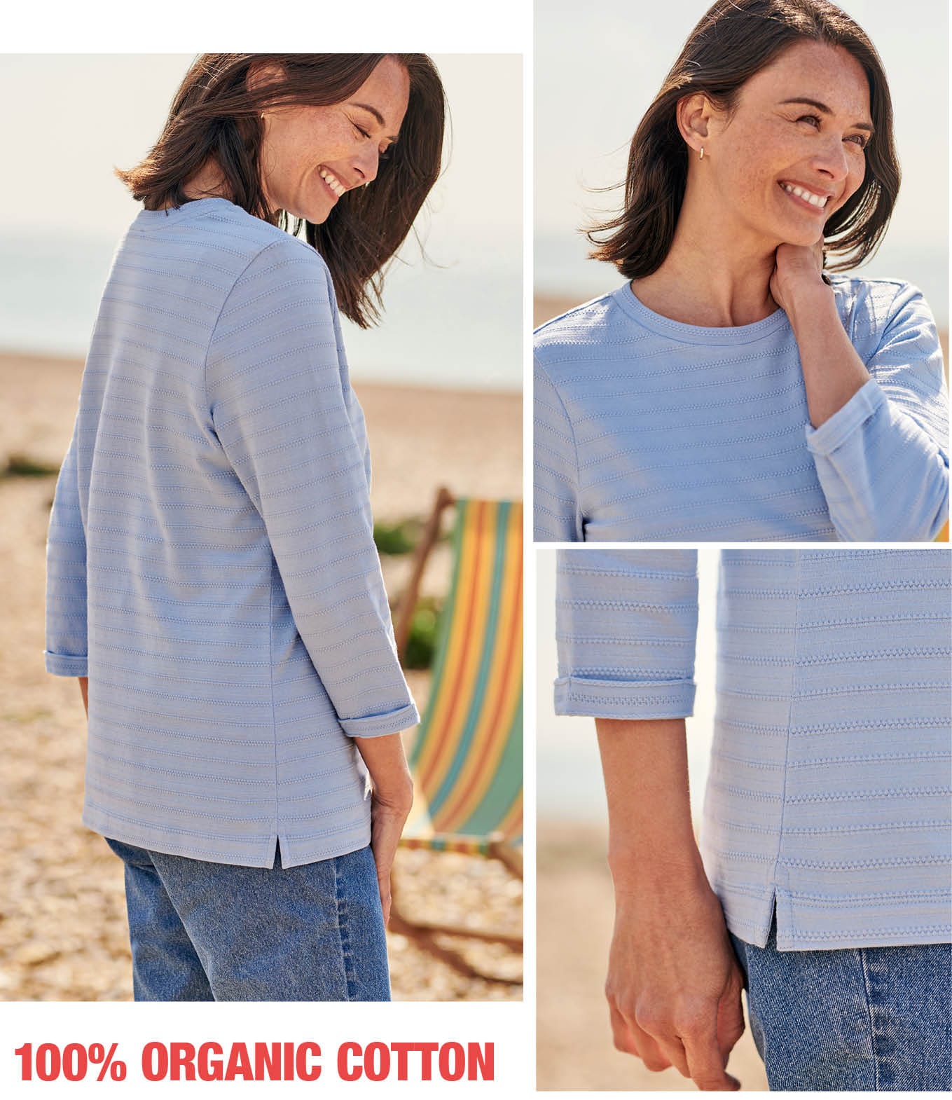 Textured Stripe Top