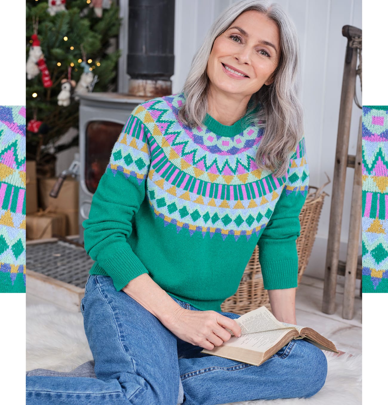 Geo Pattern Sweater