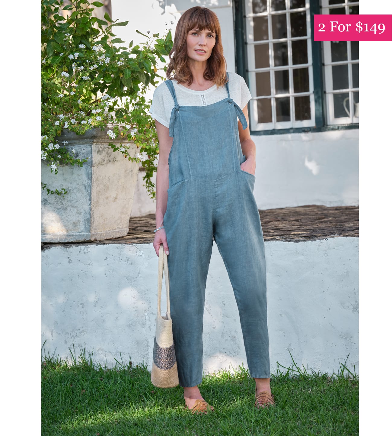 Relaxed Linen Jumpsuit