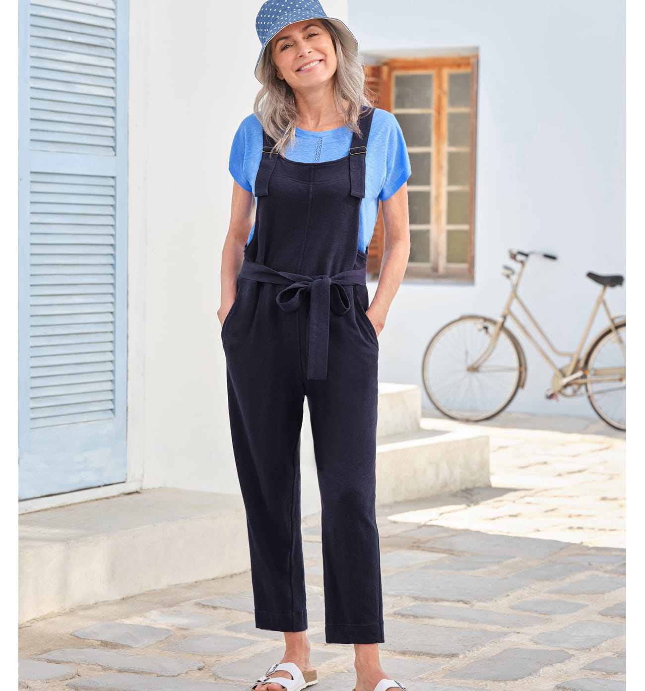 Relaxed Jersey Dungaree