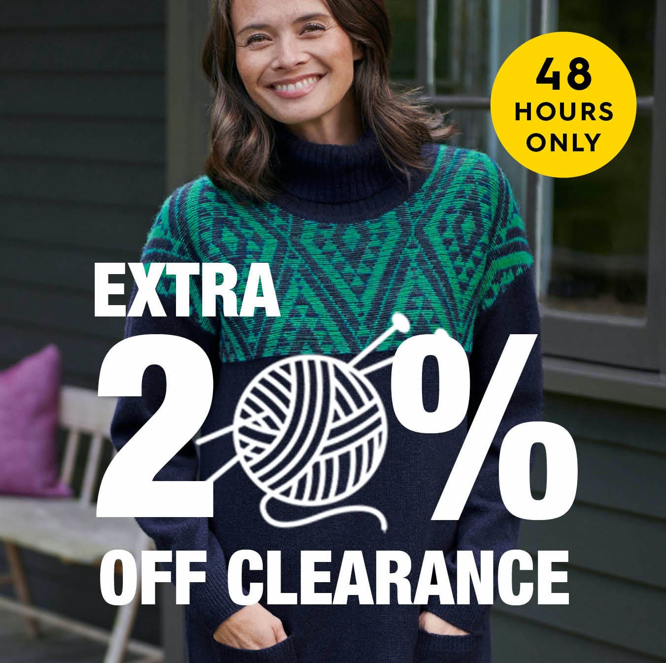 20% Off Clearance.