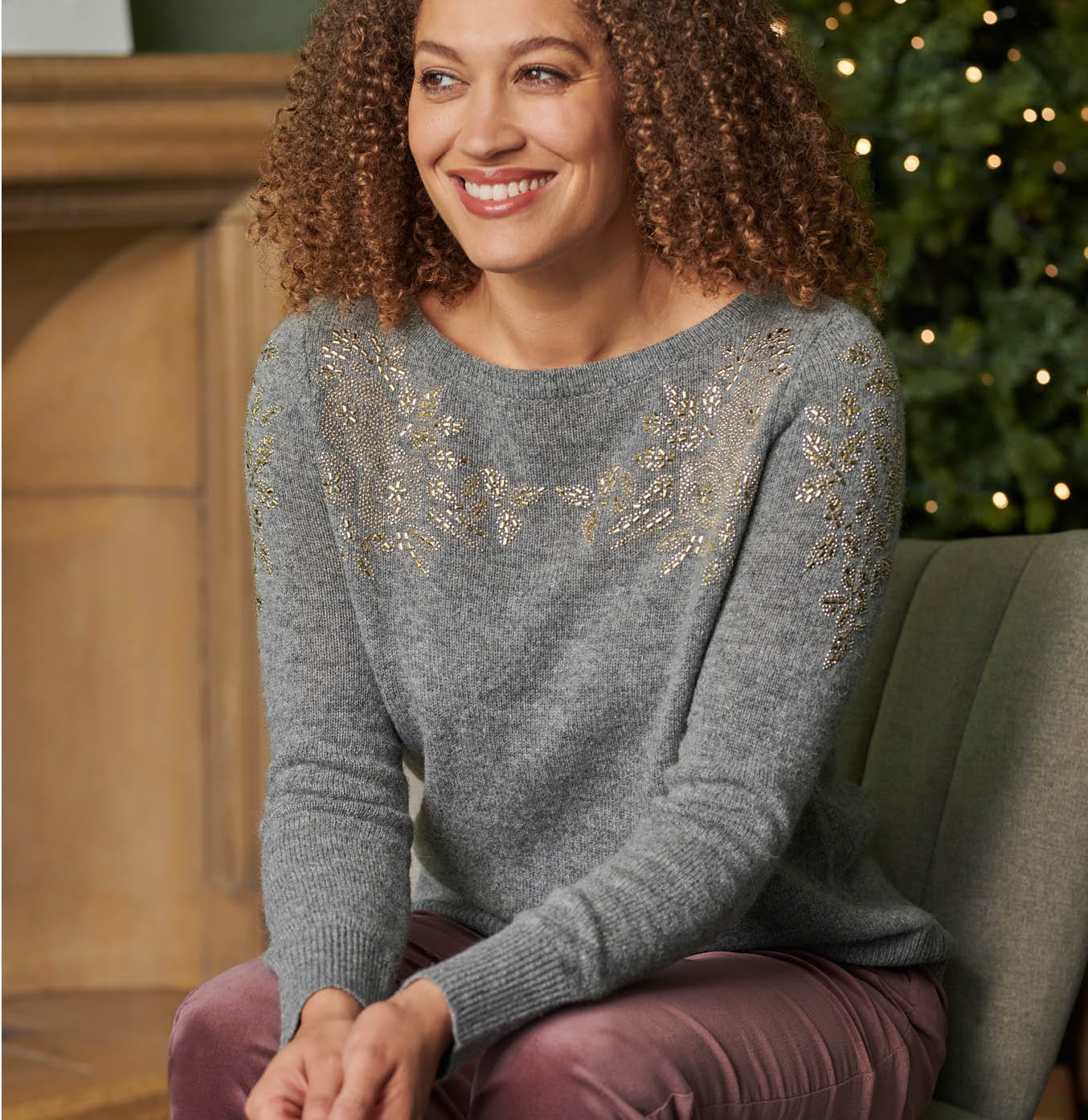 Embellished Detail Jumper