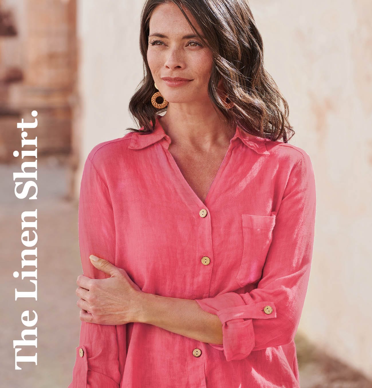 Relaxed Fit Linen Shirt