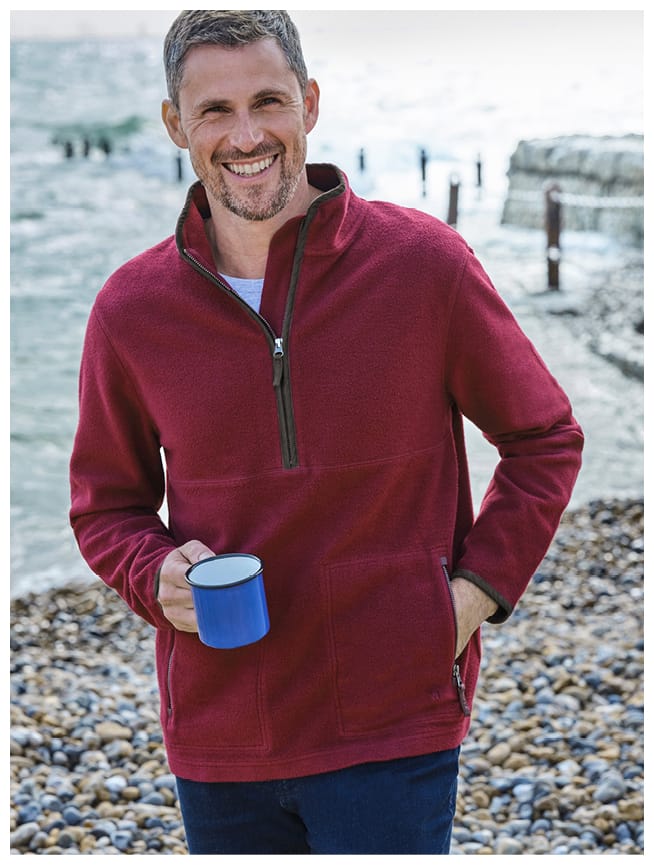 Organic Cotton Half Zip Fleece