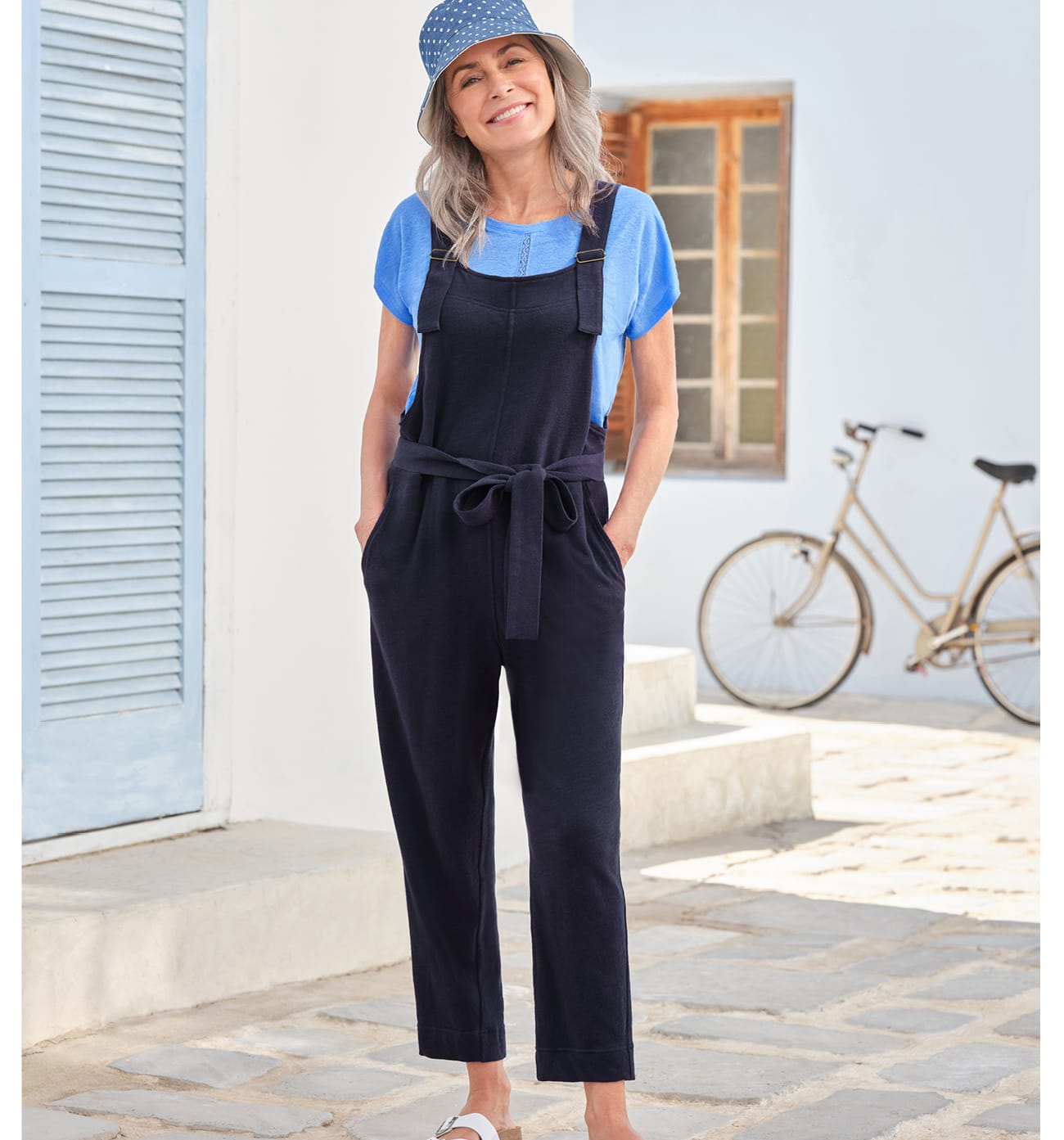 Relaxed Jersey Dungaree