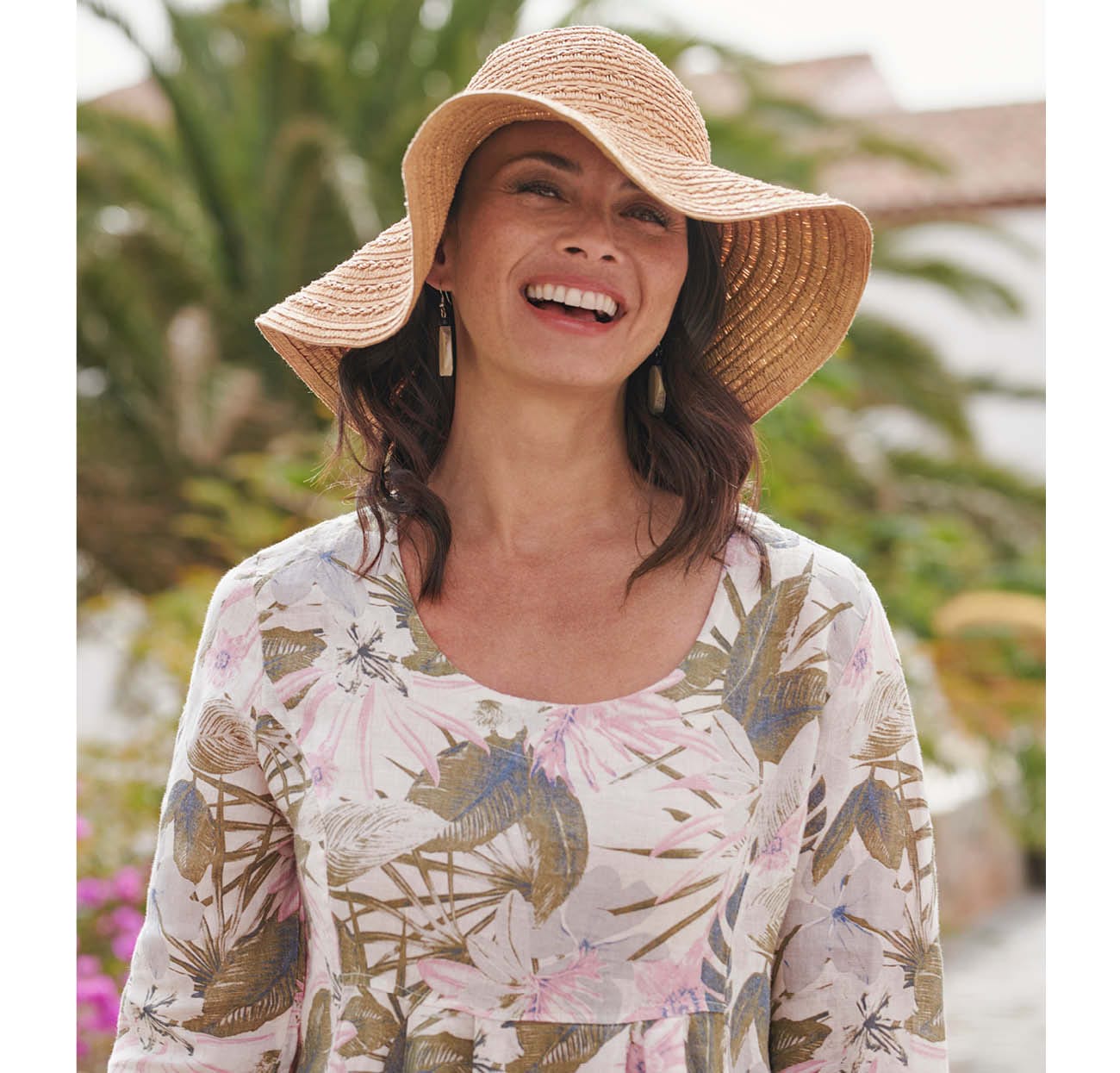 Braided Floppy Straw Hat