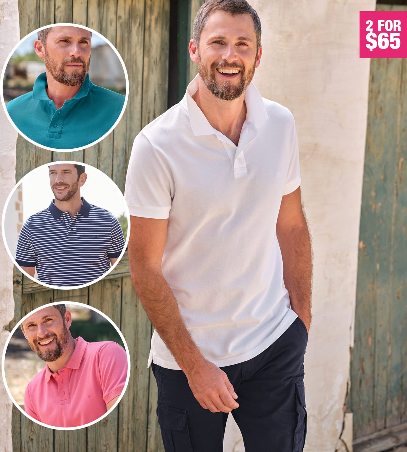 Mix and Match - 2 for $65 on Mens Polos