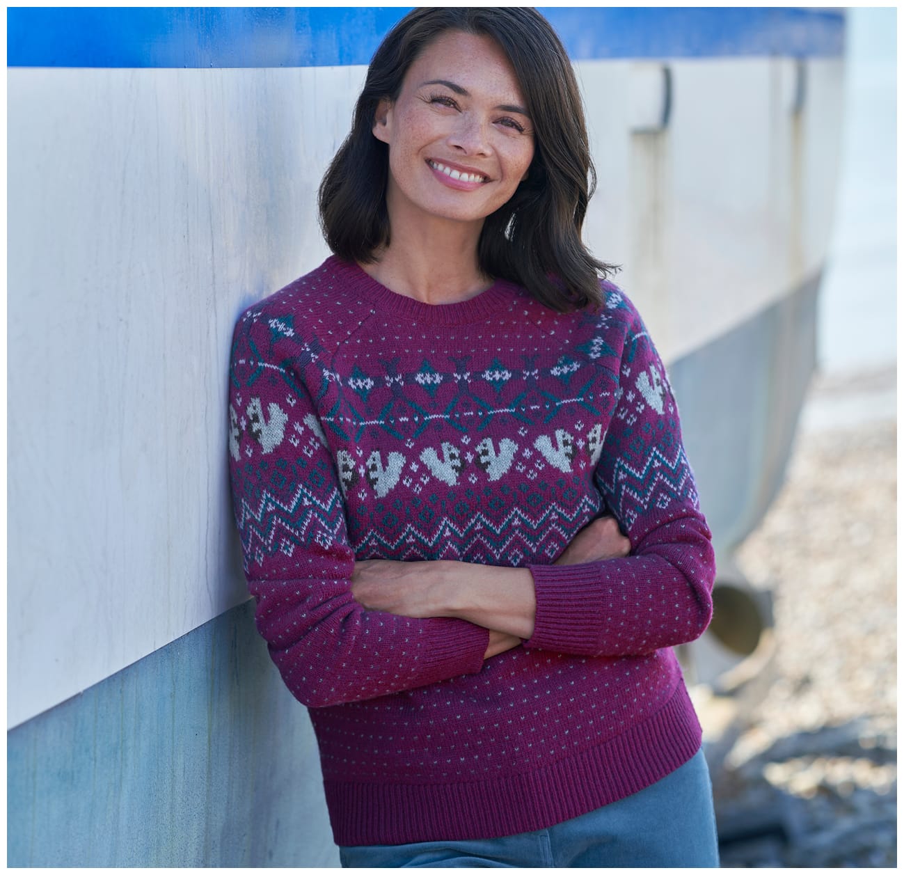 Woodland Squirrel Fairisle Sweater