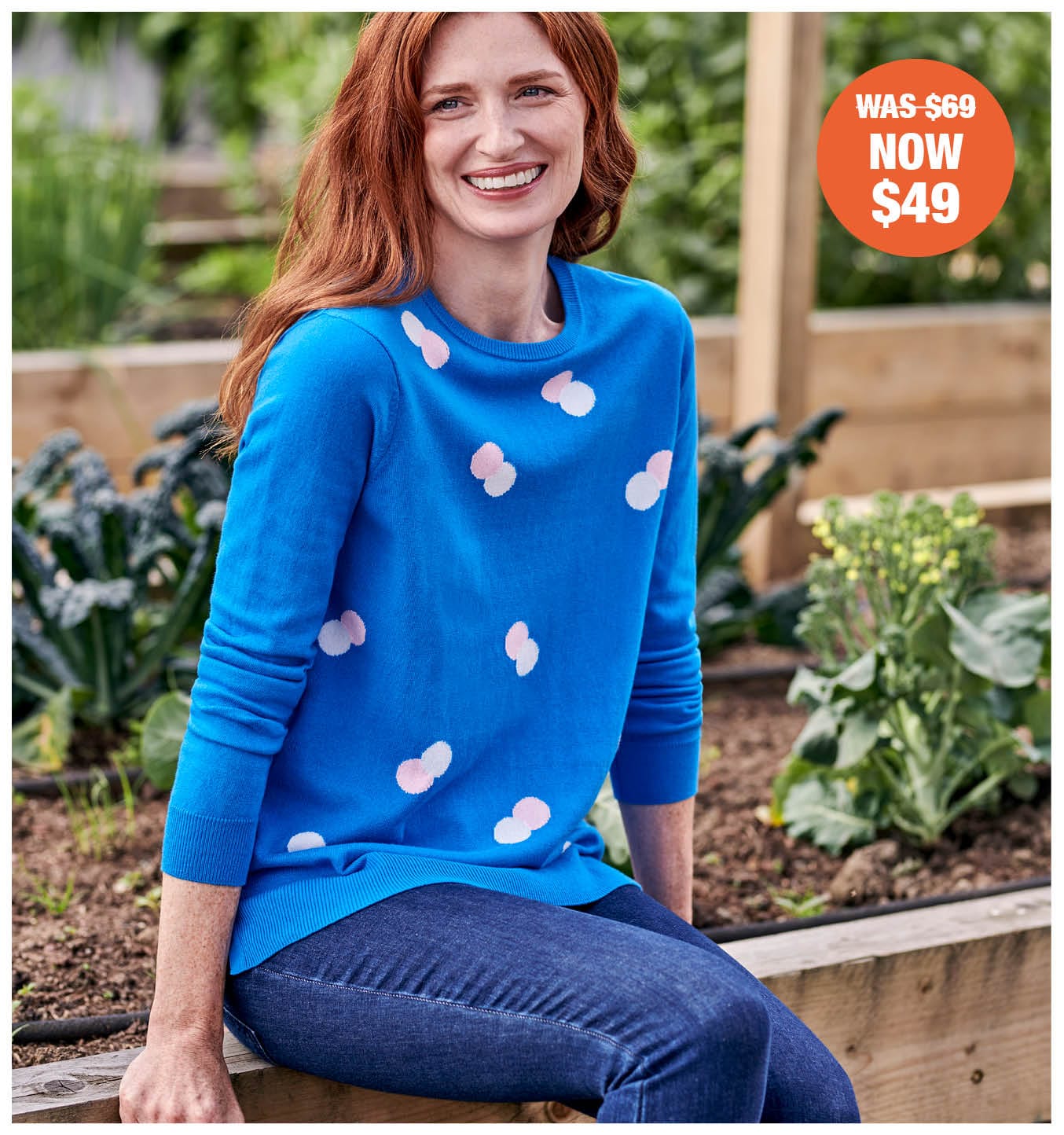 Organic Cotton Spot Sweater