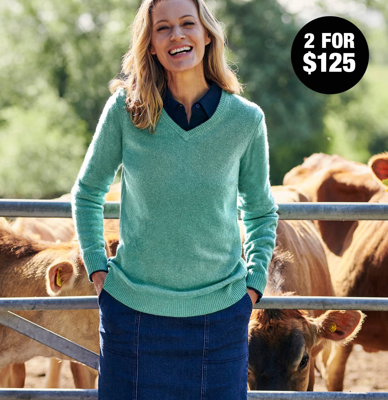 Lambswool Classic V Neck Sweater