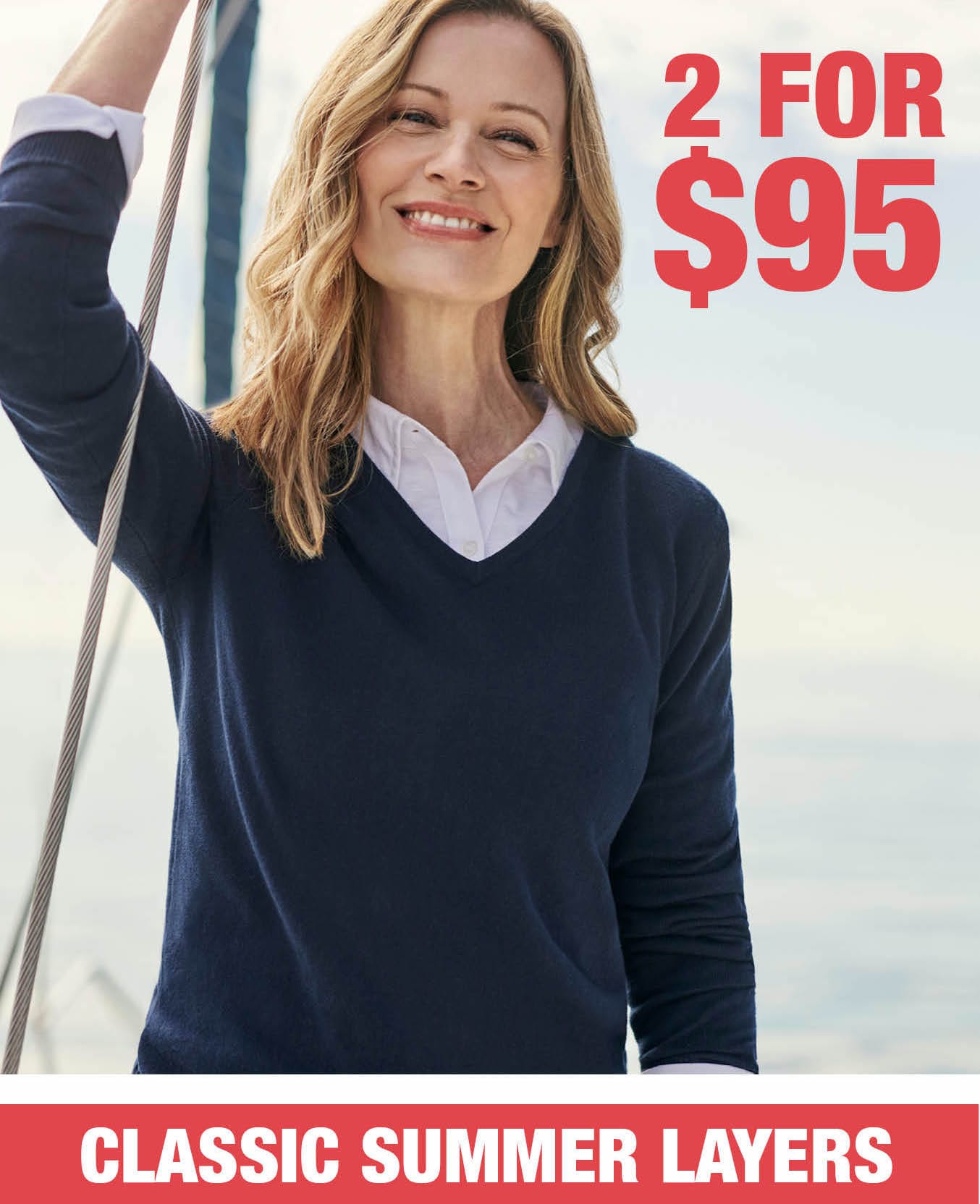 Buy 2 cotton knits for $95