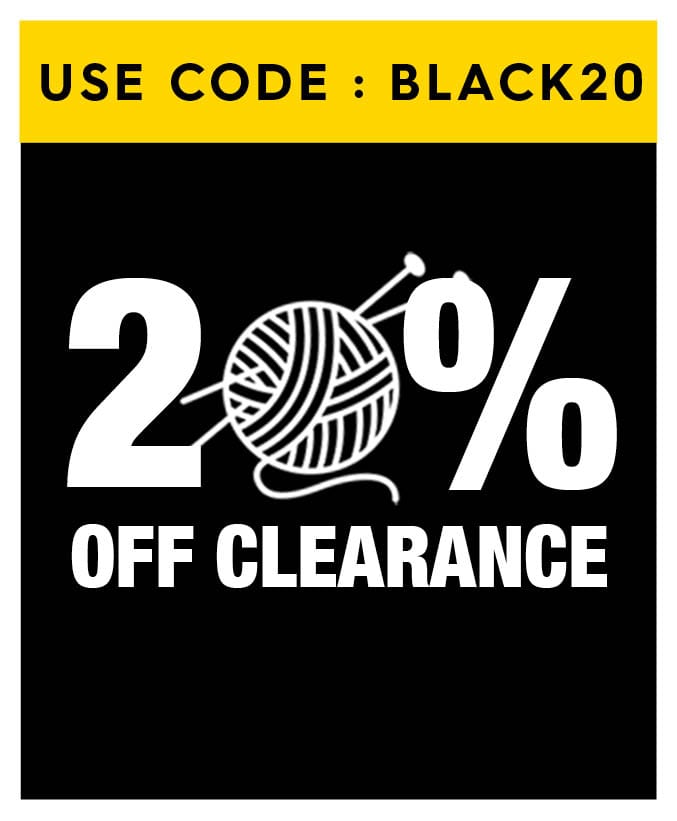 20% Off Clearance