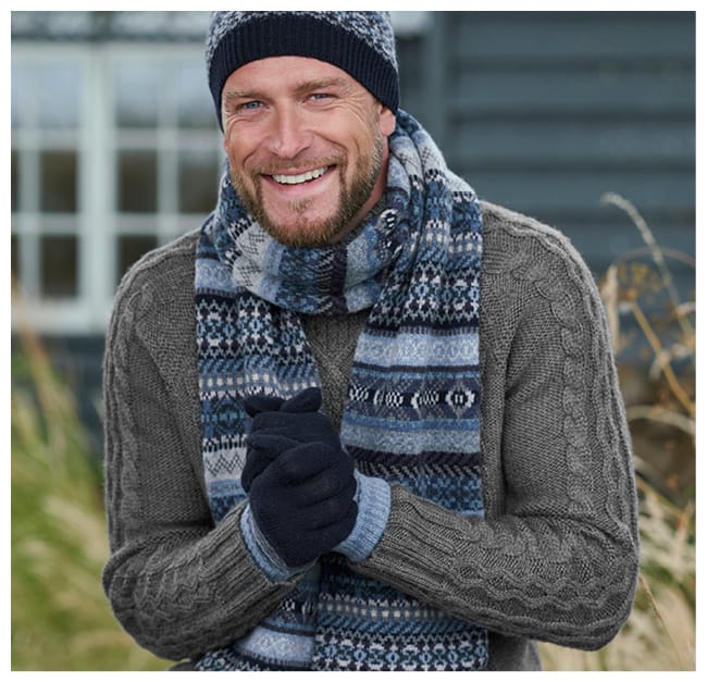 Mens Fairisle Scarf